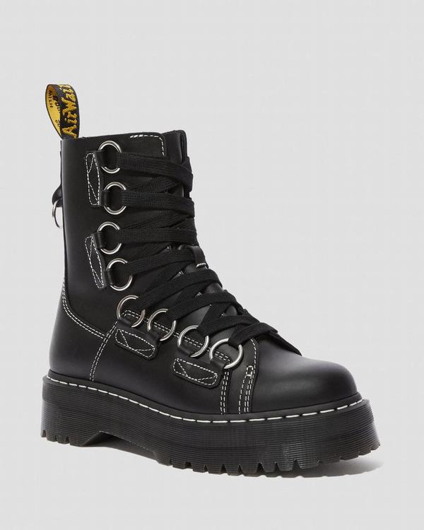 Dr Martens Dámské Boty Na Platformě Jadon Xl Černé, CZ-930528